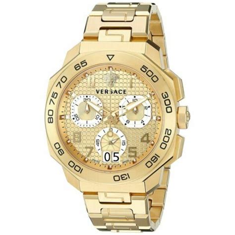 Versace Men's VQC040015 DYLOS CHRONO Analog Display 